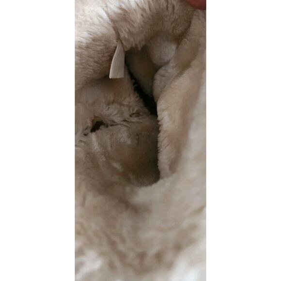 Minnetonka Boots Womens 7 Suede Faux Shearling Slip On Sherpa Lined Mid-Calf - Picture 9 of 13